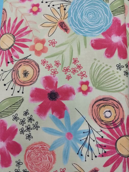 BELIEVE YOU CAN by KATIE DOUCETTE - GREEN LARGE FLORAL