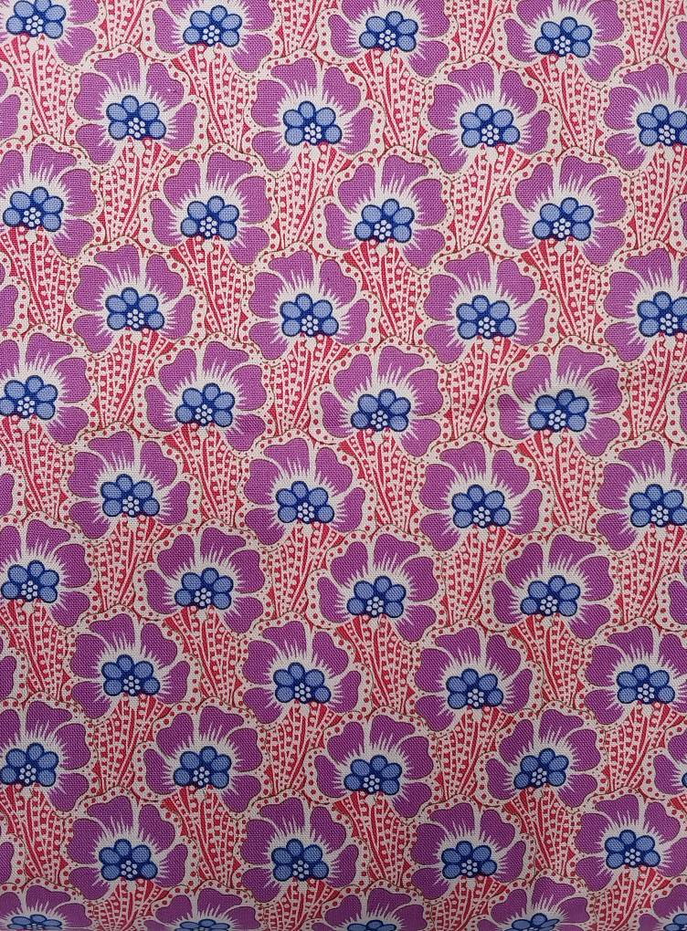 TILDA COTTON BEACH OCEAN FLOWER CORAL #100325