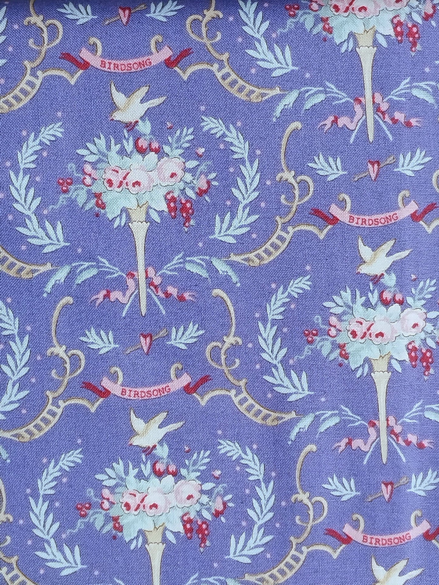TILDA OLD ROSE BIRDSONG BLUE #100215