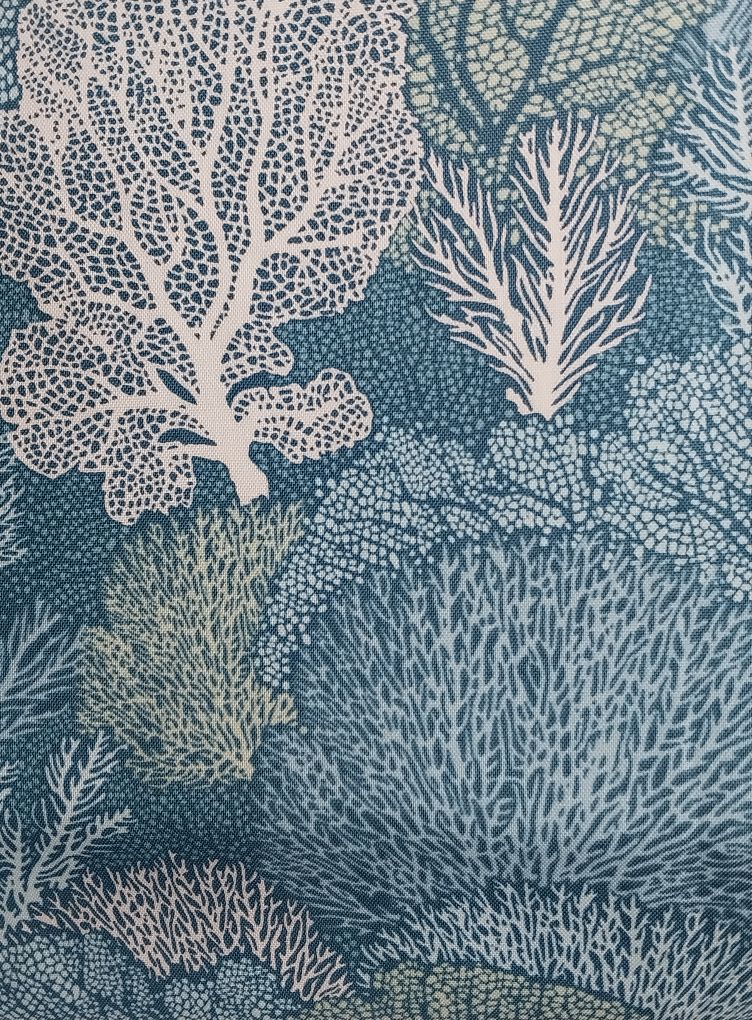 TILDA COTTON BEACH CORAL REEF TEAL #100339