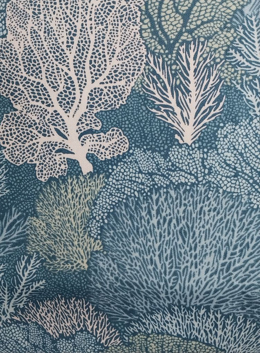 TILDA COTTON BEACH CORAL REEF TEAL #100339