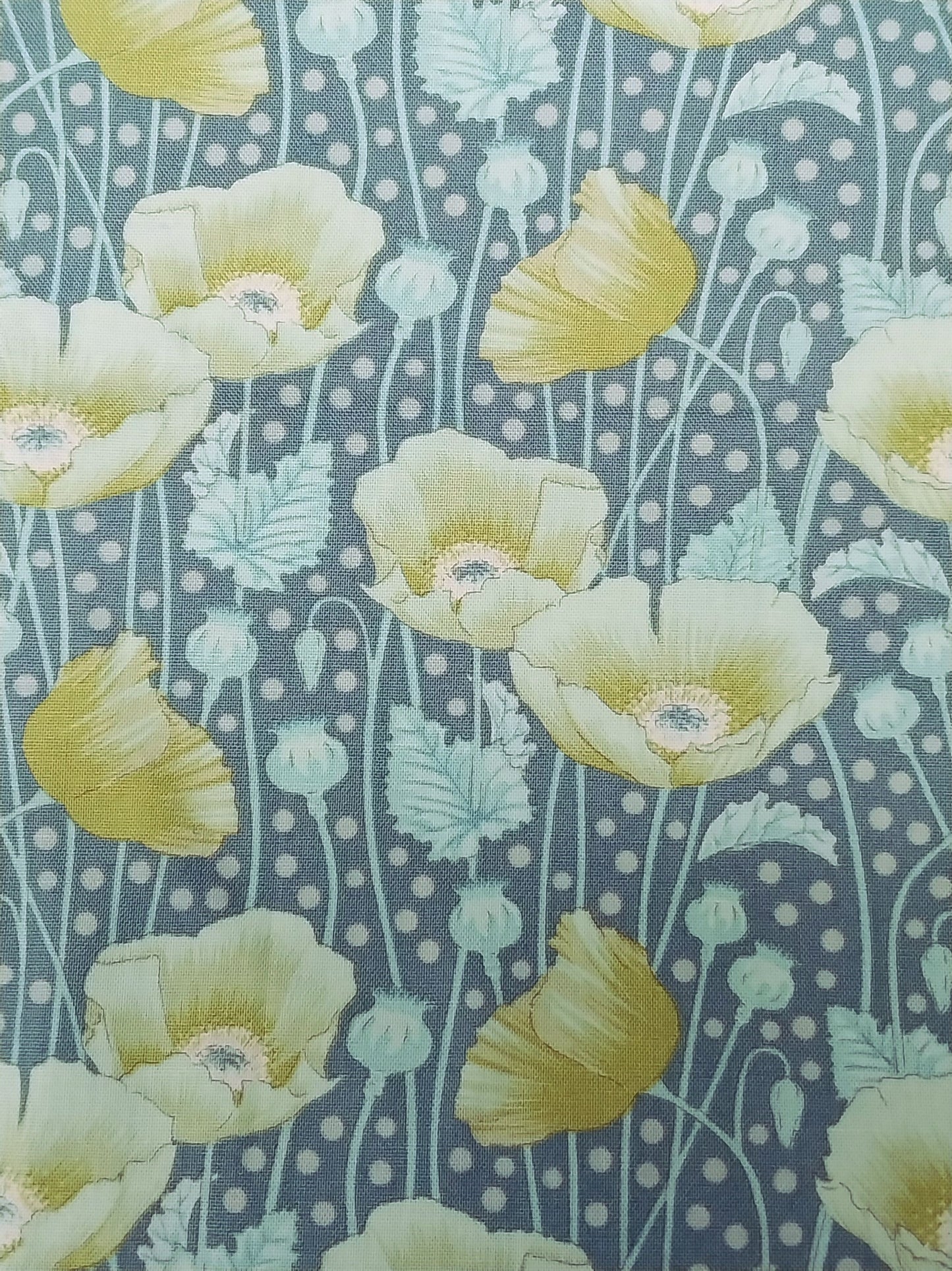 TILDA GARDENLIFE POPPIES GREY GREEN #100312