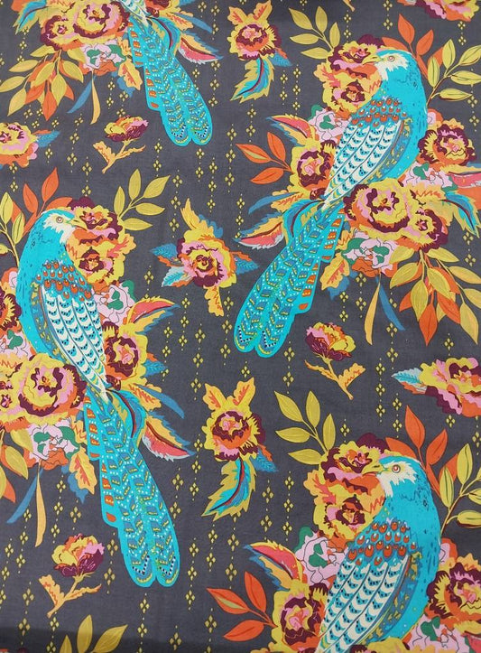 KATHY DOUGHTY  NEW VINTAGE #PWMO038 L"OISEAU NAVY