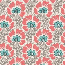 TILDA COTTON BEACH OCEAN FLOWER GREY #100330