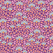 TILDA COTTON BEACH SEA ANEMONE LILAC #100322