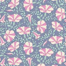 Tilda Gardenlife #100316 Striped Petunia Blue