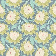 Tilda Gardenlife #100314 Bowl Peony Grey Green