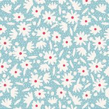TILDA BON VOYAGE #100257 PAPERFLOWER TEAL